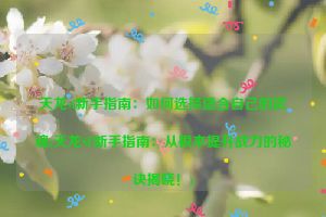 天龙sf新手指南：如何选择适合自己的武魂(天龙SF新手指南：从根本提升战力的秘诀揭晓！)